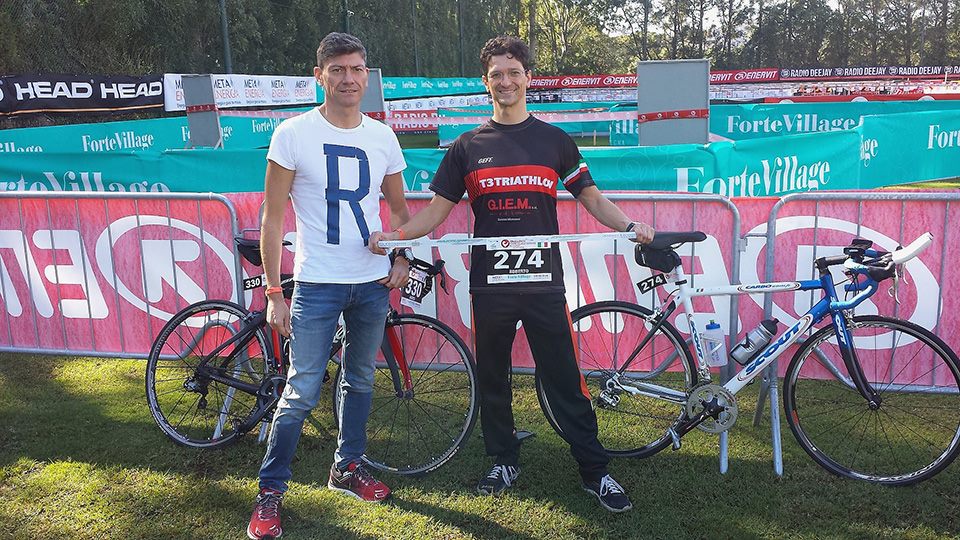 bandierina distanza bicicletta